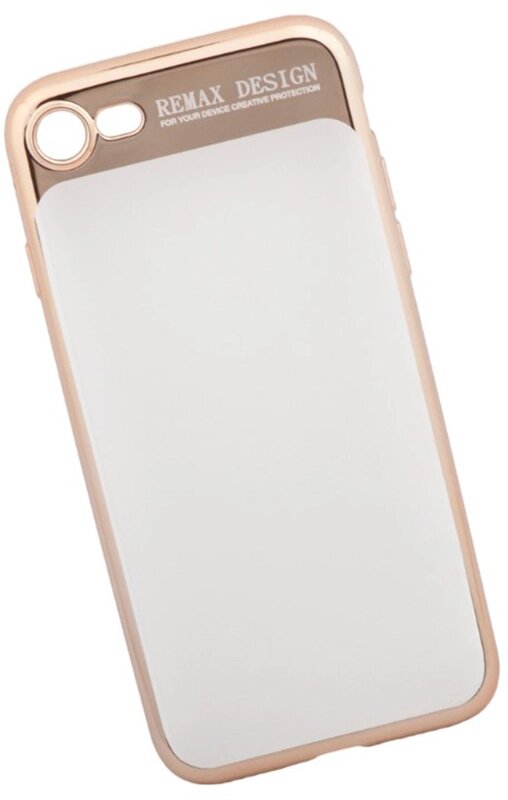 Чехол-накладка Remax Modi Series Case Apple iPhone 8 Gold від компанії Shock km ua - фото 1