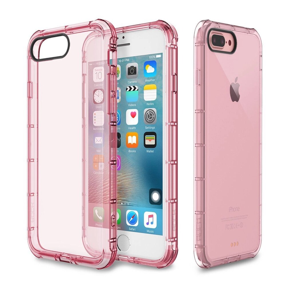 Чехол-накладка Rock TPU Case Fence series iPhone 7 Plus Transparent/Pink від компанії Shock km ua - фото 1