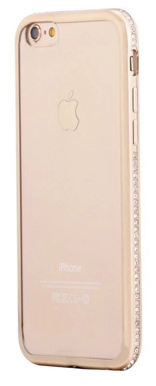 Чехол-накладка SHENGO TPU Phone Case Diamond iPhone 7 Gold від компанії Shock km ua - фото 1