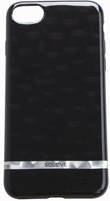 Чехол-накладка Solove TPU case 3D B1 iPhone 7 Black від компанії Shock km ua - фото 1