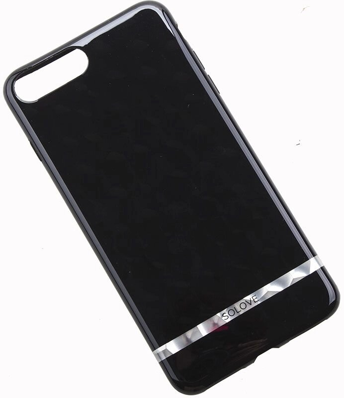 Чехол-накладка Solove TPU case 3D B1 iPhone 7 Plus Black від компанії Shock km ua - фото 1