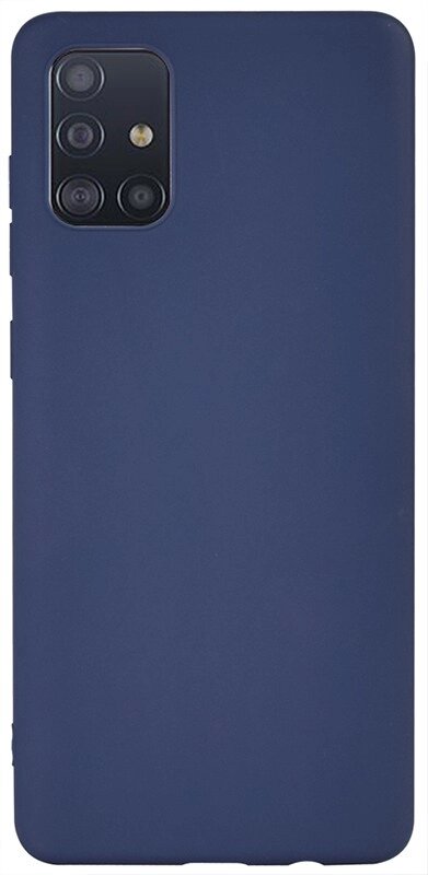 Чехол-накладка TOTO 1mm Matt TPU Case Samsung Galaxy A51 Navy Blue від компанії Shock km ua - фото 1