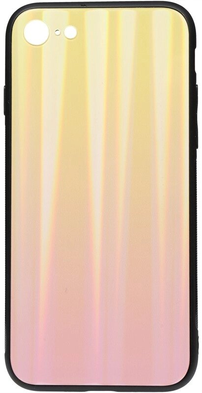 Чехол-накладка TOTO Aurora Print Glass Case Apple iPhone 7/8/SE 2020 Pink від компанії Shock km ua - фото 1