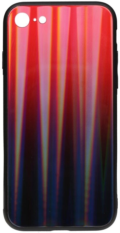 Чехол-накладка TOTO Aurora Print Glass Case Apple iPhone 7/8/SE 2020 Red від компанії Shock km ua - фото 1