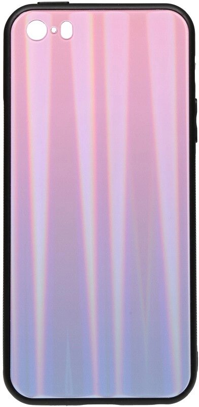 Чехол-накладка TOTO Aurora Print Glass Case Apple iPhone SE/5s/5 Lilac від компанії Shock km ua - фото 1