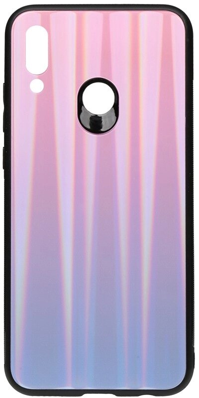 Чехол-накладка TOTO Aurora Print Glass Case Huawei P Smart 2019 Lilac від компанії Shock km ua - фото 1