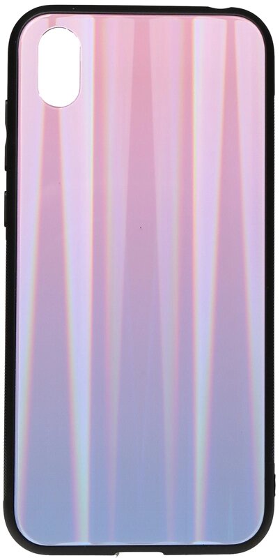 Чехол-накладка TOTO Aurora Print Glass Case Huawei Y5 2019 Lilac від компанії Shock km ua - фото 1