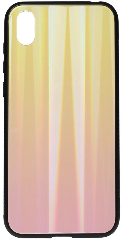 Чехол-накладка TOTO Aurora Print Glass Case Huawei Y5 2019 Pink від компанії Shock km ua - фото 1
