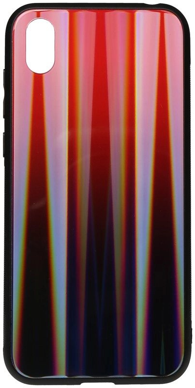 Чехол-накладка TOTO Aurora Print Glass Case Huawei Y5 2019 Red від компанії Shock km ua - фото 1