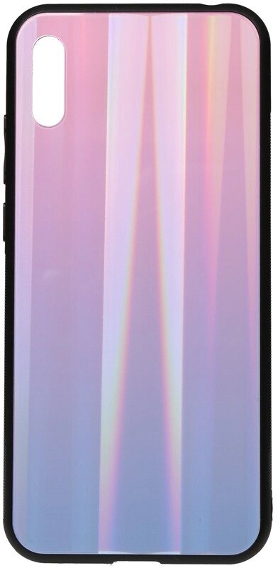 Чехол-накладка TOTO Aurora Print Glass Case Huawei Y6 2019 Lilac від компанії Shock km ua - фото 1