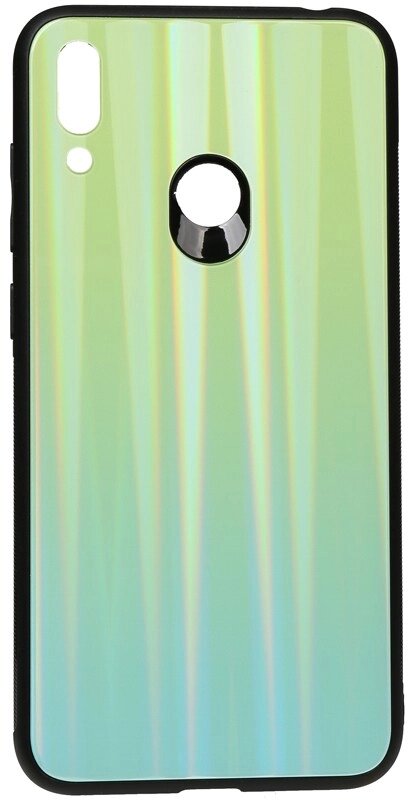Чехол-накладка TOTO Aurora Print Glass Case Huawei Y7 2019 Green від компанії Shock km ua - фото 1