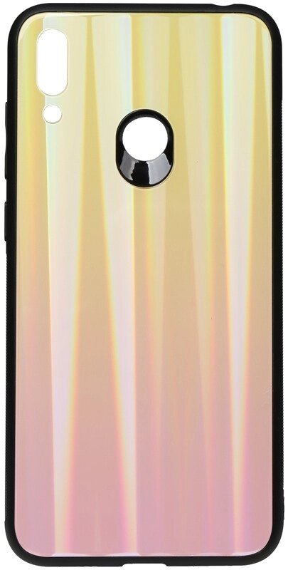 Чехол-накладка TOTO Aurora Print Glass Case Huawei Y7 2019 Pink від компанії Shock km ua - фото 1