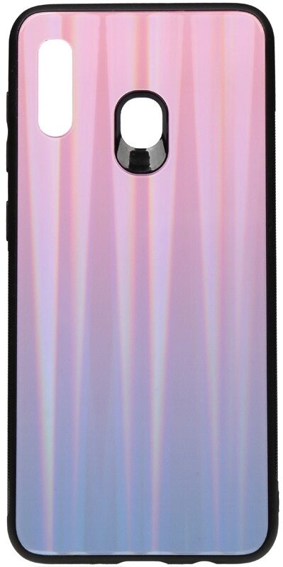 Чехол-накладка TOTO Aurora Print Glass Case Samsung Galaxy A20/A30 Lilac від компанії Shock km ua - фото 1