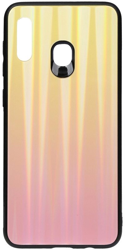 Чехол-накладка TOTO Aurora Print Glass Case Samsung Galaxy A20/A30 Pink від компанії Shock km ua - фото 1