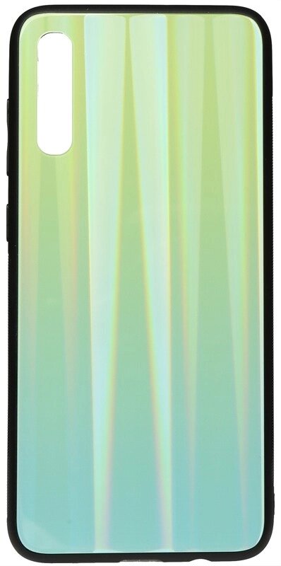 Чехол-накладка TOTO Aurora Print Glass Case Samsung Galaxy A70 Green від компанії Shock km ua - фото 1