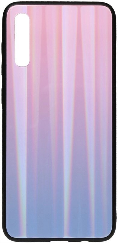 Чехол-накладка TOTO Aurora Print Glass Case Samsung Galaxy A70 Lilac від компанії Shock km ua - фото 1