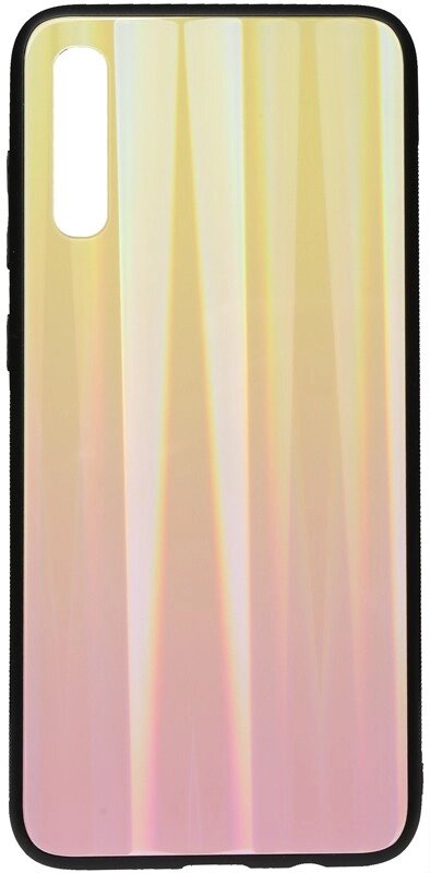 Чехол-накладка TOTO Aurora Print Glass Case Samsung Galaxy A70 Pink від компанії Shock km ua - фото 1