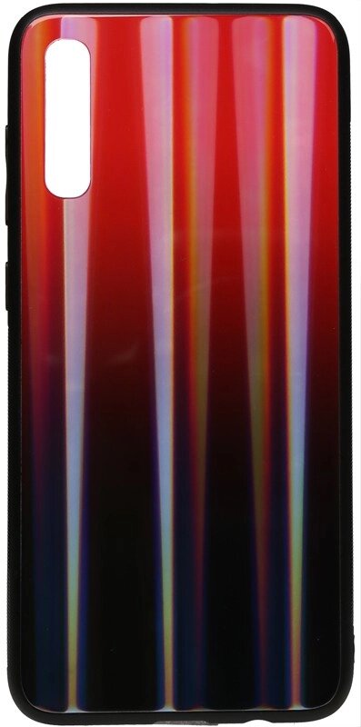 Чехол-накладка TOTO Aurora Print Glass Case Samsung Galaxy A70 Red від компанії Shock km ua - фото 1