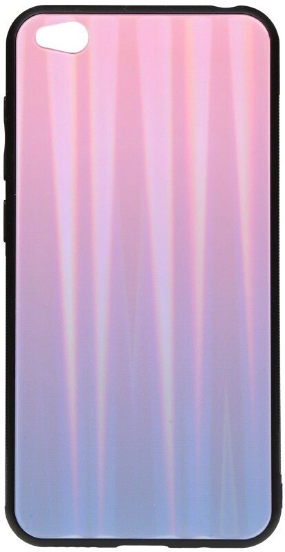 Чехол-накладка TOTO Aurora Print Glass Case Xiaomi Redmi Go Lilac від компанії Shock km ua - фото 1