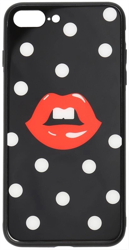 Чехол-накладка TOTO Cartoon Print Glass Case Apple iPhone 7 Plus/8 Plus Red Lips від компанії Shock km ua - фото 1