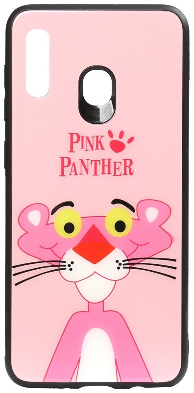 Чехол-накладка TOTO Cartoon Print Glass Case Huawei Y7 2019 Pink Panther від компанії Shock km ua - фото 1