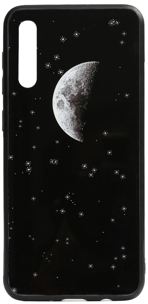 Чехол-накладка TOTO Cartoon Print Glass Case Samsung Galaxy A70 Starry Sky від компанії Shock km ua - фото 1