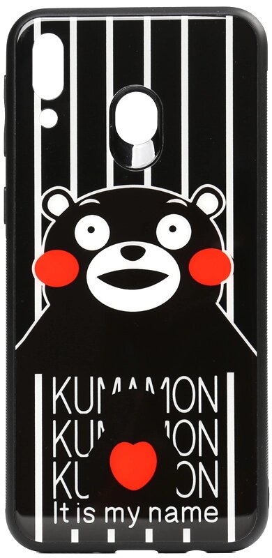 Чехол-накладка TOTO Cartoon Print Glass Case Samsung Galaxy M20 Kumamon від компанії Shock km ua - фото 1