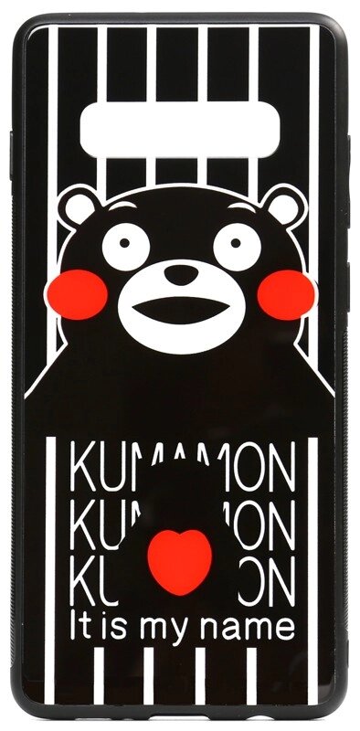 Чехол-накладка TOTO Cartoon Print Glass Case Samsung Galaxy S10e Kumamon від компанії Shock km ua - фото 1