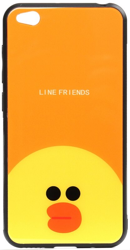 Чехол-накладка TOTO Cartoon Print Glass Case Xiaomi Redmi Go Line friends Sally від компанії Shock km ua - фото 1