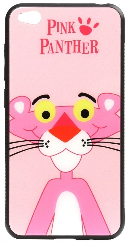 Чехол-накладка TOTO Cartoon Print Glass Case Xiaomi Redmi Go Pink Panther від компанії Shock km ua - фото 1