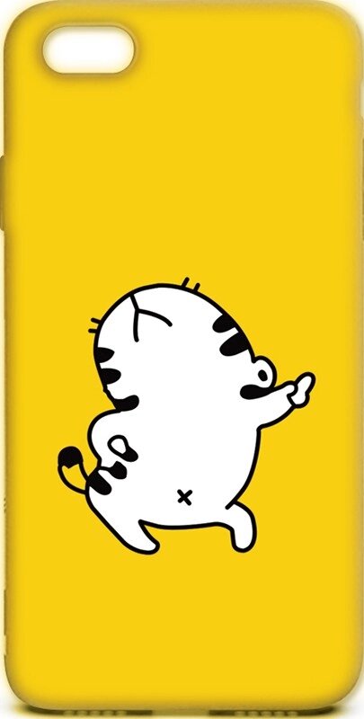 Чехол-накладка TOTO Cartoon Soft Silicone TPU Case Apple iPhone SE/5s/5 Cat Yellow від компанії Shock km ua - фото 1