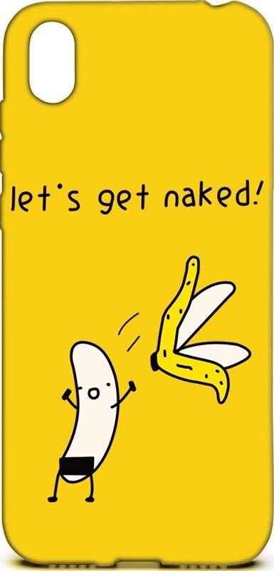 Чехол-накладка TOTO Cartoon Soft Silicone TPU Case Huawei Y5 2019 Banana Yellow від компанії Shock km ua - фото 1