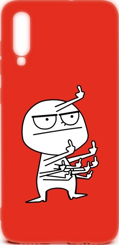 Чехол-накладка TOTO Cartoon Soft Silicone TPU Case Samsung Galaxy A70 FK 9 Red від компанії Shock km ua - фото 1