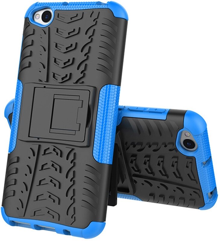 Чехол-накладка TOTO Dazzle Kickstand 2 in 1 Case Xiaomi Redmi Go Blue від компанії Shock km ua - фото 1