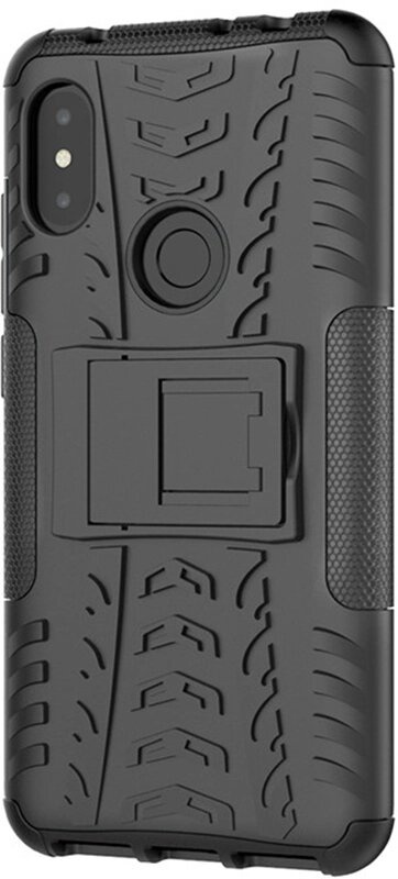 Чехол-накладка TOTO Dazzle Kickstand 2 in 1 Case Xiaomi Redmi Note 6 Pro Black від компанії Shock km ua - фото 1