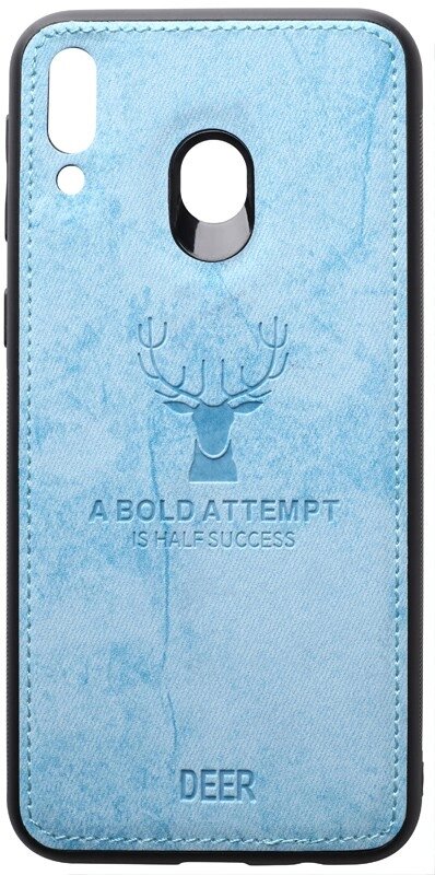 Чехол-накладка TOTO Deer Shell With Leather Effect Case Samsung Galaxy M20 Blue від компанії Shock km ua - фото 1