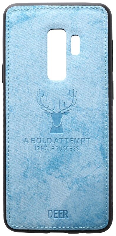 Чехол-накладка TOTO Deer Shell With Leather Effect Case Samsung Galaxy S9+ Blue від компанії Shock km ua - фото 1