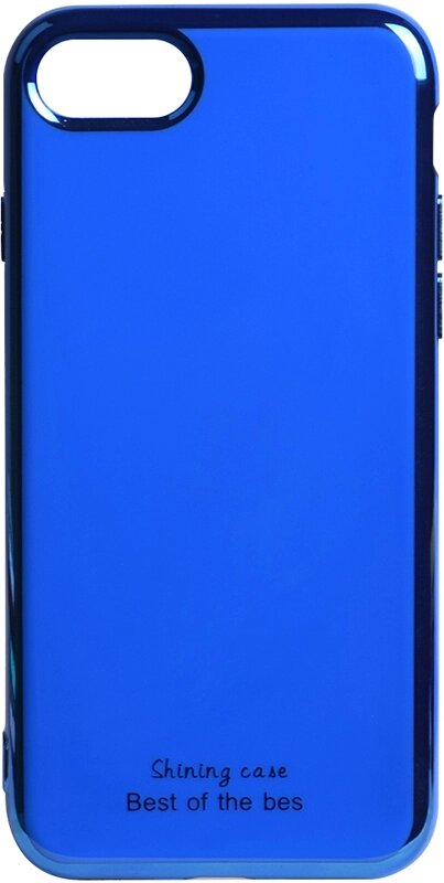 Чехол-накладка TOTO Electroplate TPU 2mm Case Apple iPhone 7/8/SE 2020 Blue від компанії Shock km ua - фото 1