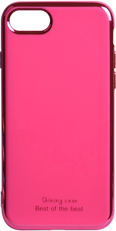 Чехол-накладка TOTO Electroplate TPU 2mm Case Apple iPhone 7/8/SE 2020 Pink від компанії Shock km ua - фото 1