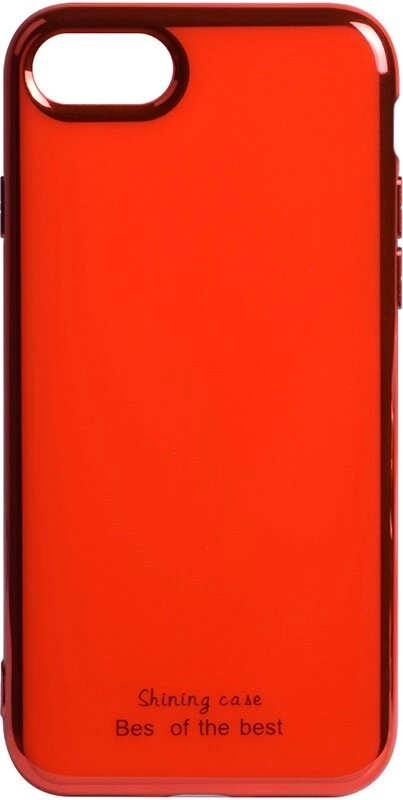 Чехол-накладка TOTO Electroplate TPU 2mm Case Apple iPhone 7/8/SE 2020 Red від компанії Shock km ua - фото 1