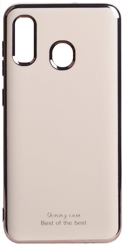 Чехол-накладка TOTO Electroplate TPU 2mm Case Samsung Galaxy A20/A30 Gold від компанії Shock km ua - фото 1