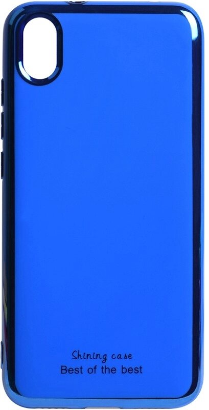 Чехол-накладка TOTO Electroplate TPU 2mm Case Xiaomi Redmi 7A Blue від компанії Shock km ua - фото 1