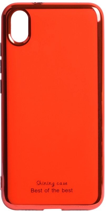 Чехол-накладка TOTO Electroplate TPU 2mm Case Xiaomi Redmi 7A Red від компанії Shock km ua - фото 1