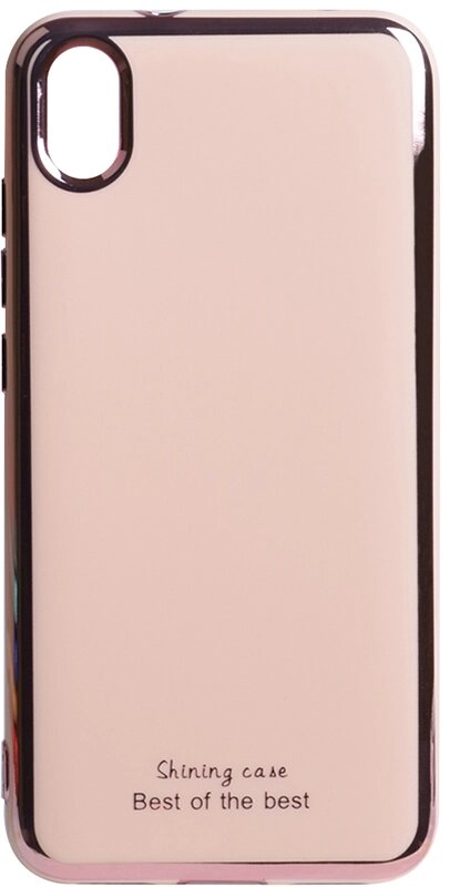Чехол-накладка TOTO Electroplate TPU 2mm Case Xiaomi Redmi 7A Rose Gold від компанії Shock km ua - фото 1
