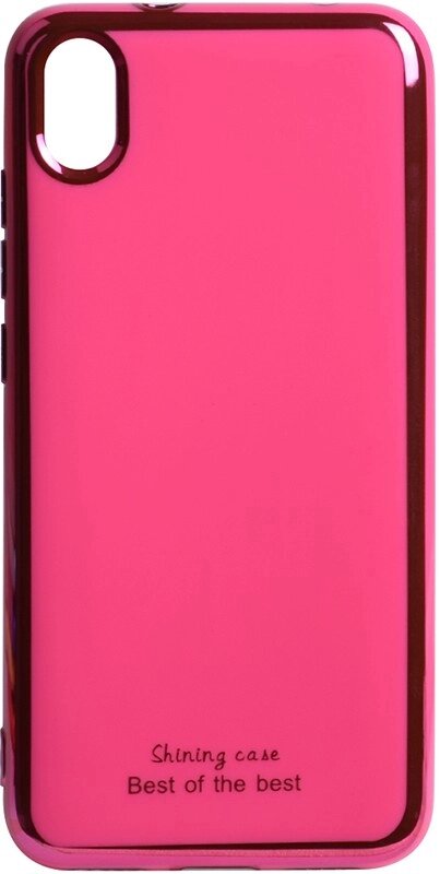 Чехол-накладка TOTO Electroplate TPU 2mm Case Xiaomi Redmi 7A Rose Red від компанії Shock km ua - фото 1
