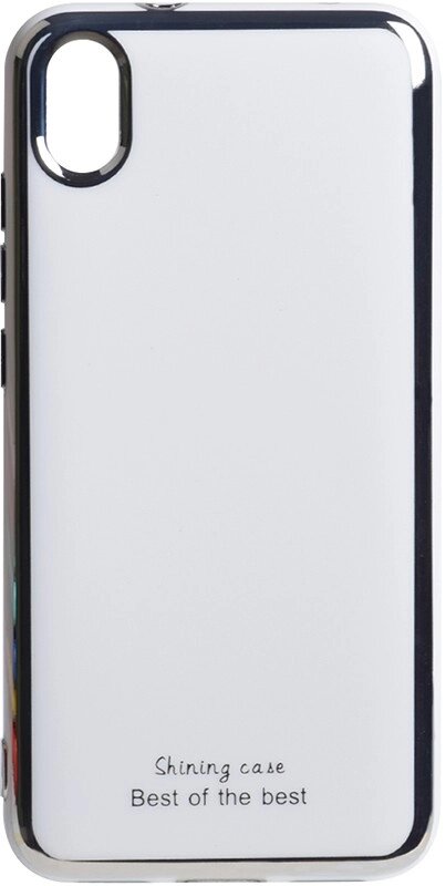 Чехол-накладка TOTO Electroplate TPU 2mm Case Xiaomi Redmi 7A White від компанії Shock km ua - фото 1
