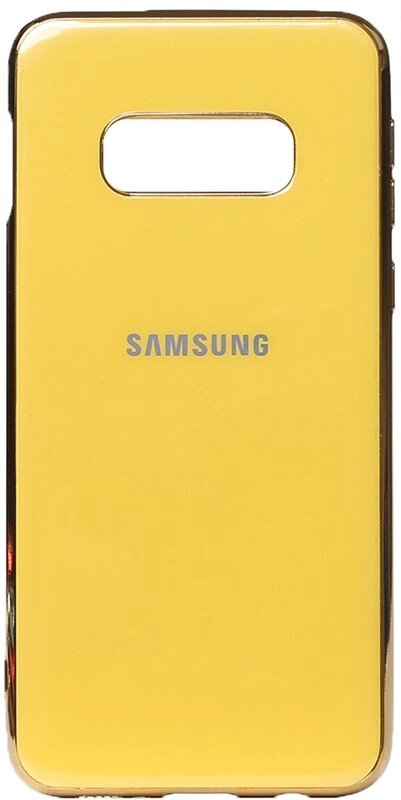 Чехол-накладка TOTO Electroplate TPU Case Samsung Galaxy S10e Yellow від компанії Shock km ua - фото 1