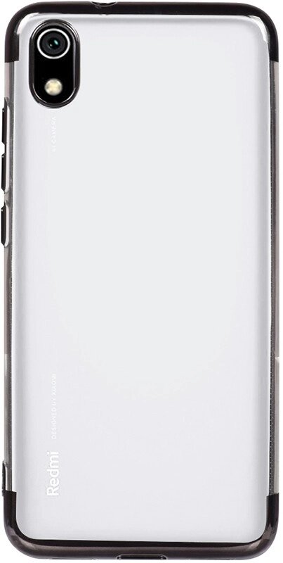 Чехол-накладка TOTO Electroplating TPU Case Xiaomi Redmi 7A Black від компанії Shock km ua - фото 1