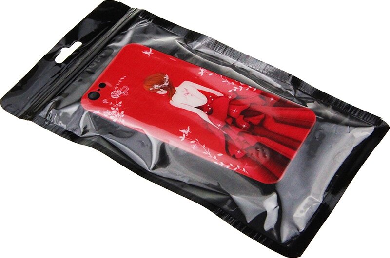 Чехол-накладка TOTO Glass Fashionable Case Apple iPhone 6/6S Red Dress Girl від компанії Shock km ua - фото 1