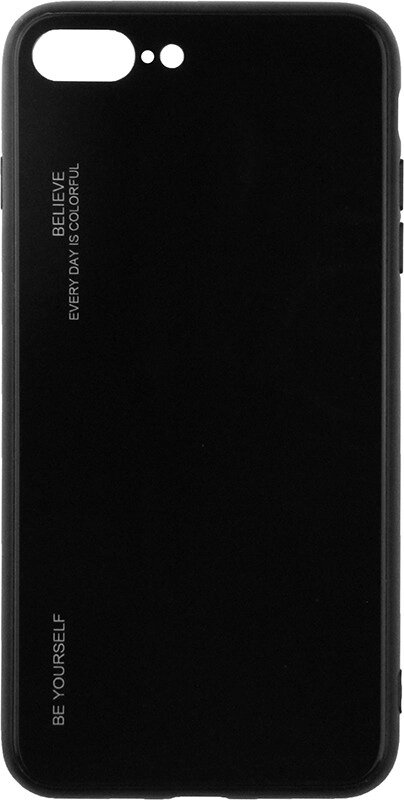 Чехол-накладка TOTO Gradient Glass Case Apple iPhone 7 Plus/8 Plus Black від компанії Shock km ua - фото 1